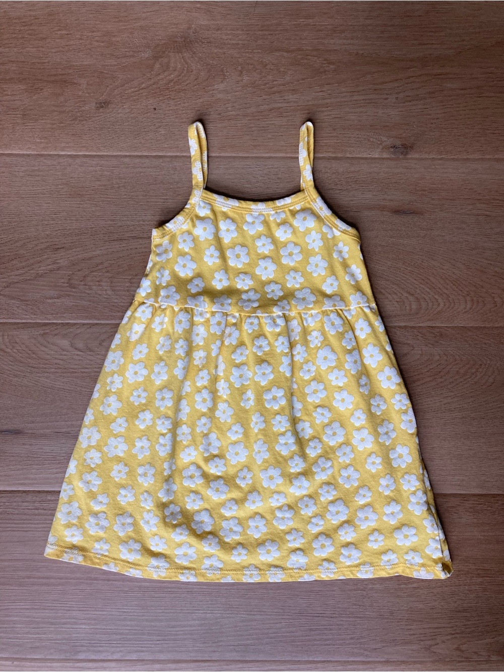 Old Navy Yellow and White Floral Cotton Sundress